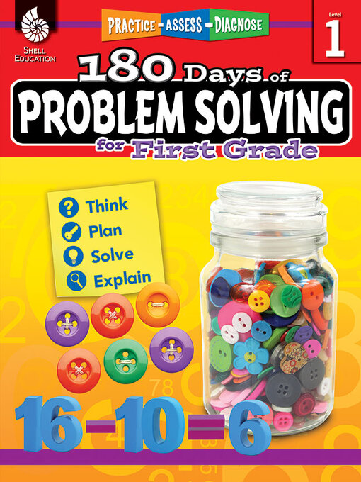 Cover image for 180 Days of Problem Solving for First Grade